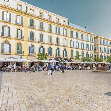 Homely Malaga San Juan De Letran Con Terraza Exterior photo